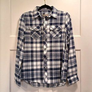 Blue/White flannel shirt